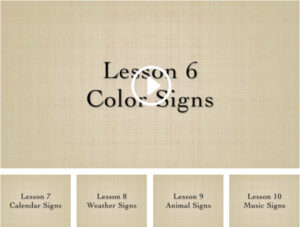 Functional Sign Language for Music Therapists | Lessons 6-10