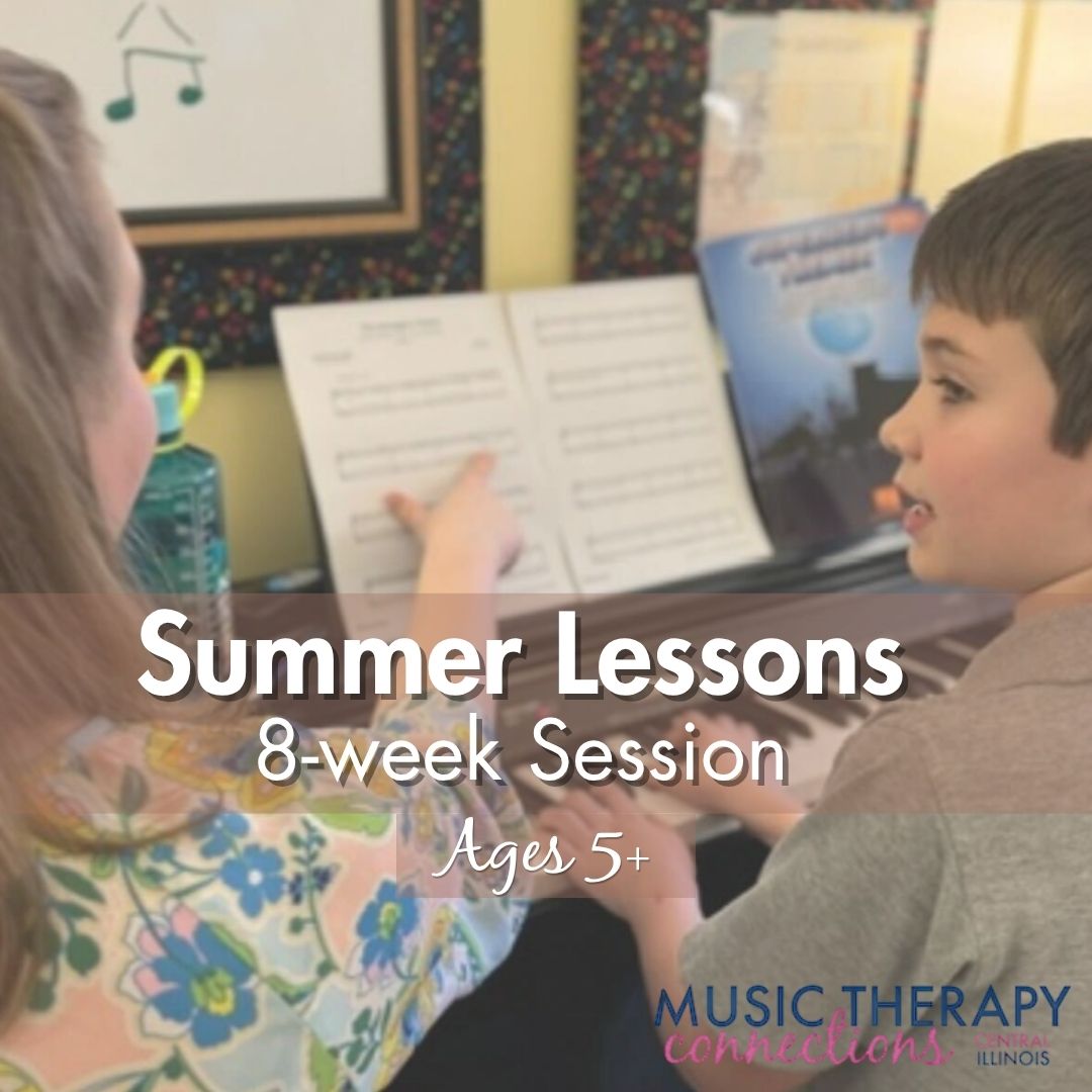 Summer Lessons In-Person Lessons & Music Therapy Services